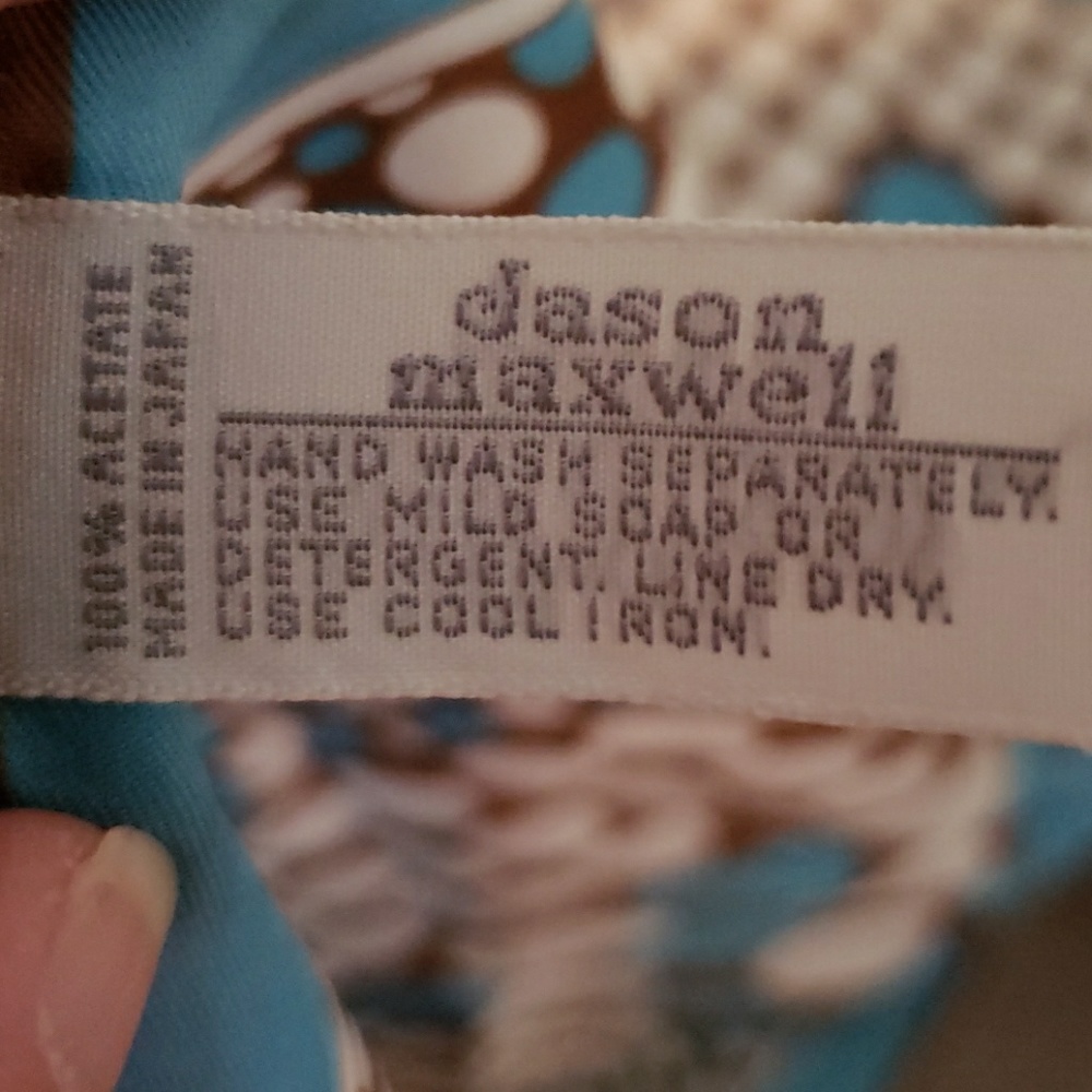 Vintage Jason Maxwell Scarf Circa 1970's - Picture 4 of 12